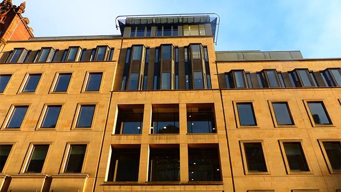 Exterior of the Glasgow office