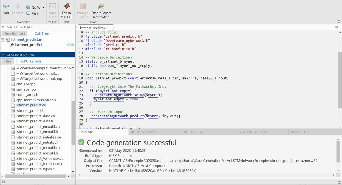自动生成的C++代码看起来是下面这个样子的
