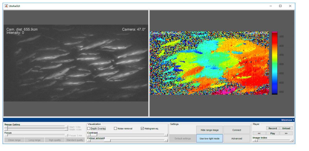 Figure 6. App for visualizing UTOFIA image data.