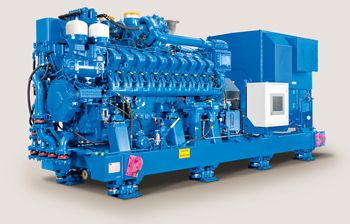 Figure 1. MTU mission-critical diesel genset, used to generate emergency power for a nuclear power plant.