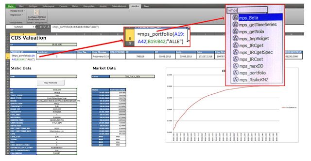 Accès à MATLAB via un front-end Microsoft Excel.