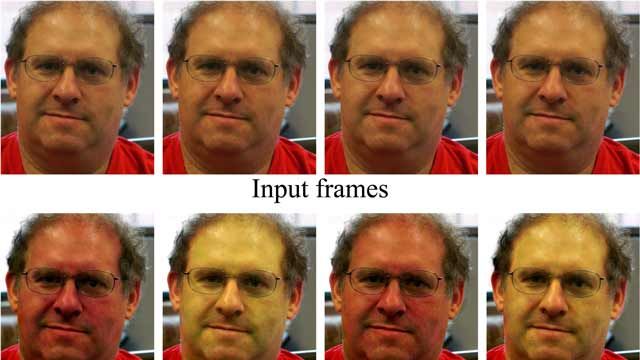 Visualizing the human pulse using Eulerian Video Magnification. Visualizing the human pulse using Eulerian Video Magnification.