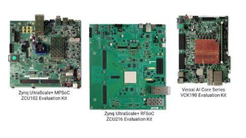 Diverses cartes Xilinx supportées par SoC Blockset.