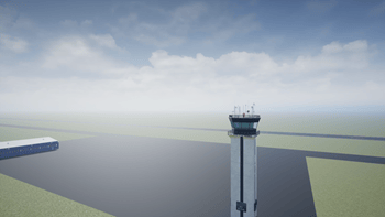 Airport scene