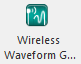 Icon to open wireless waveform generator.