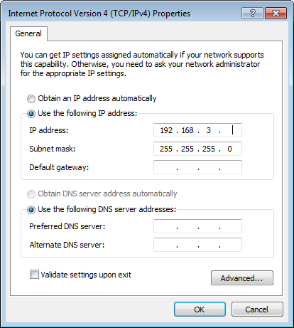 Internet protocol version 4 (TCP/IPv4) window