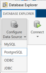 Configure PostgreSQL native interface data source