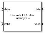 Discrete FIR Filter block