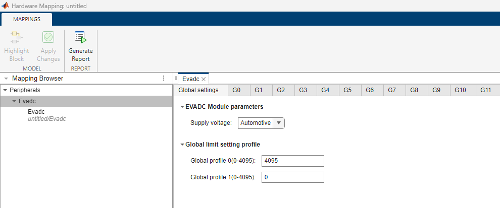 EVADC Peripheral