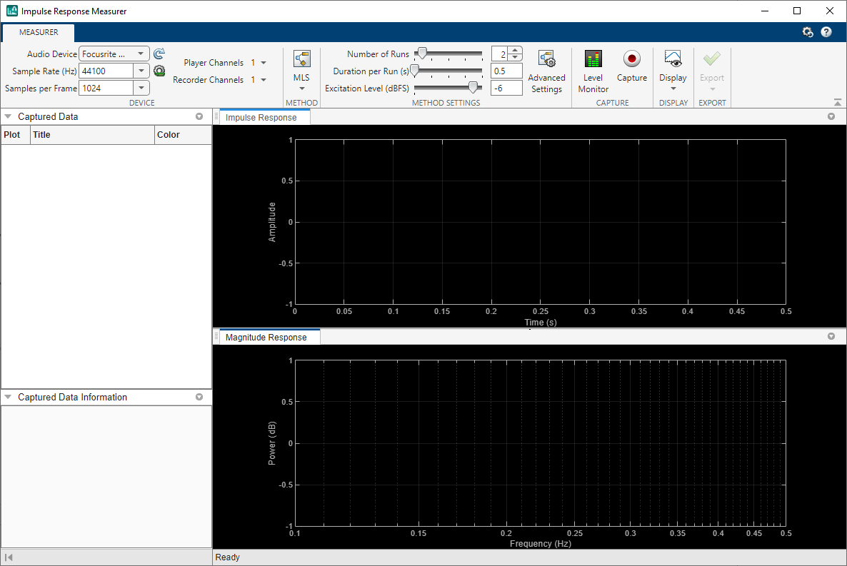 Measure Impulse Response of an Audio System