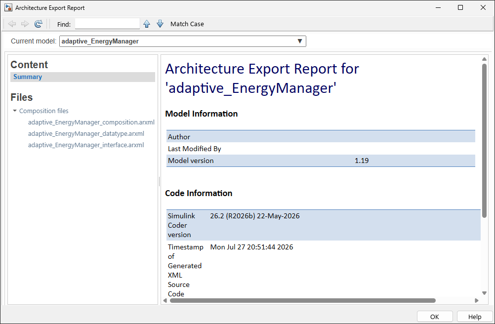 Configure and Export ARXML from AUTOSAR Adaptive Software Architectures