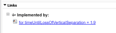 Implementation link for the first architectural requirement in the Requirements Editor.