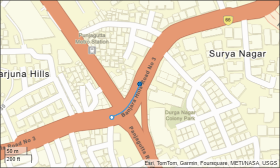 Figure Geographic Player contains an axes object with type geoaxes. The geoaxes object contains 4 objects of type line, scatter, text.