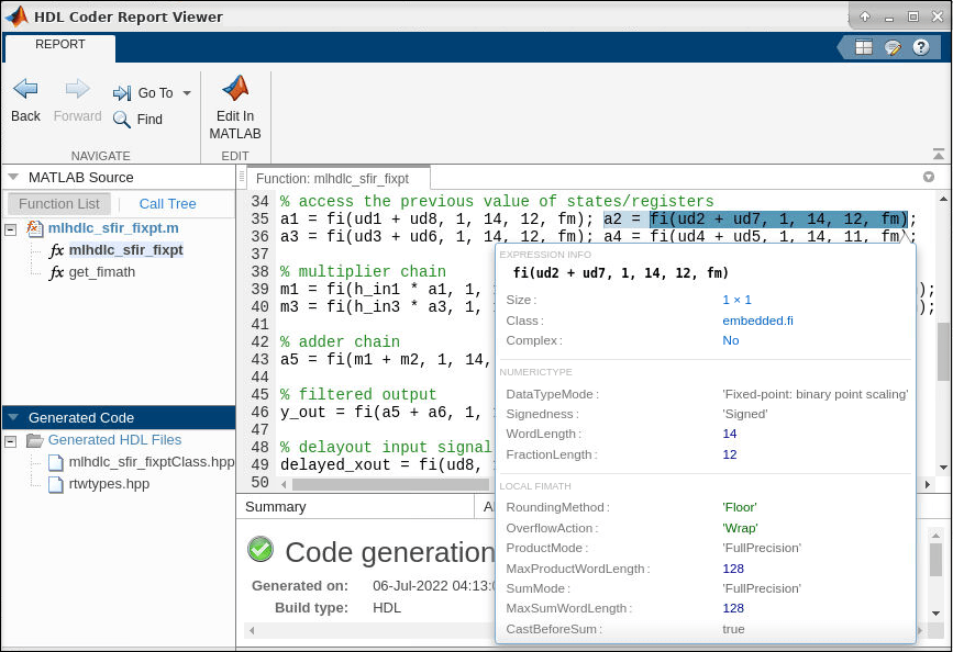 Get Started with MATLAB to High-Level Synthesis Workflow Using the Command Line Interface