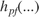 $h_{pf}(...)$