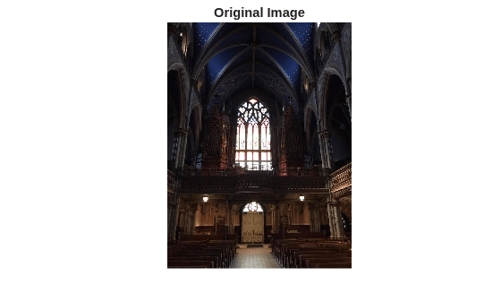 Figure contains an axes object. The hidden axes object with title Original Image contains an object of type image.