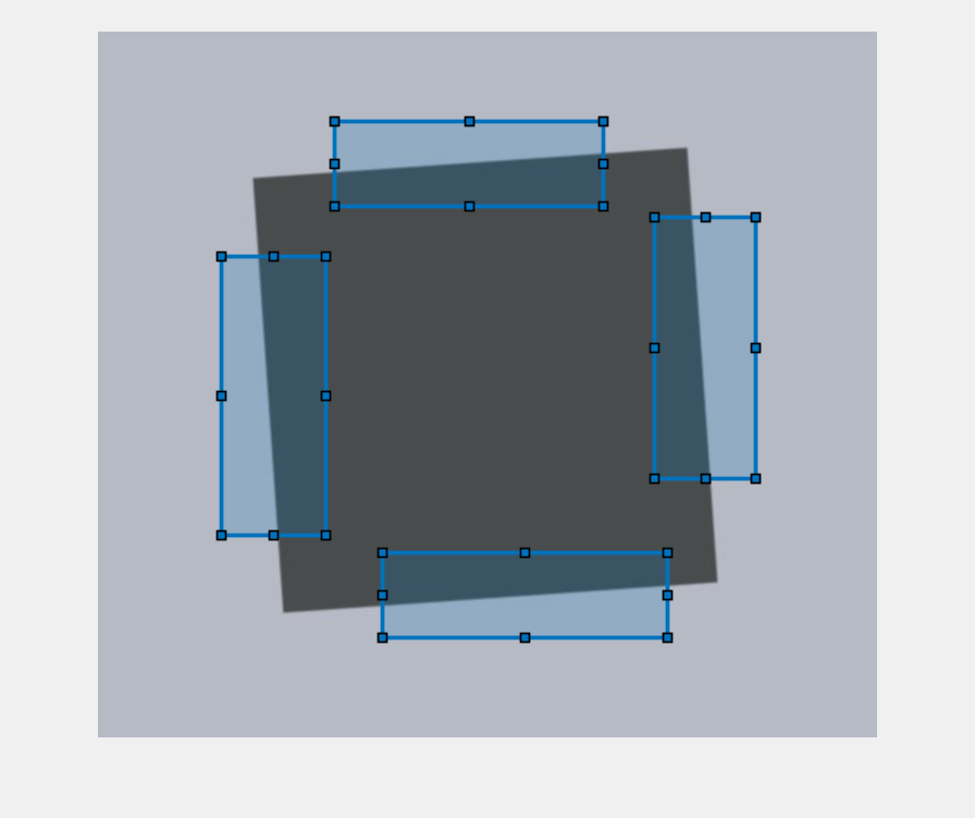 Figure contains an axes object. The axes object contains 5 objects of type image, images.roi.rectangle.