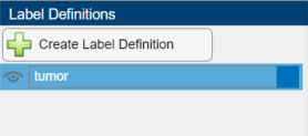 Create a label definition in the Label Definitions pane