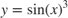 $y = \sin(x)^3$