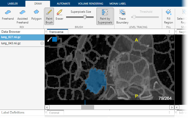 Create label definition in the Label Definitions pane