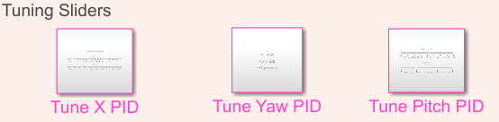 Tuning Sliders section of the model.