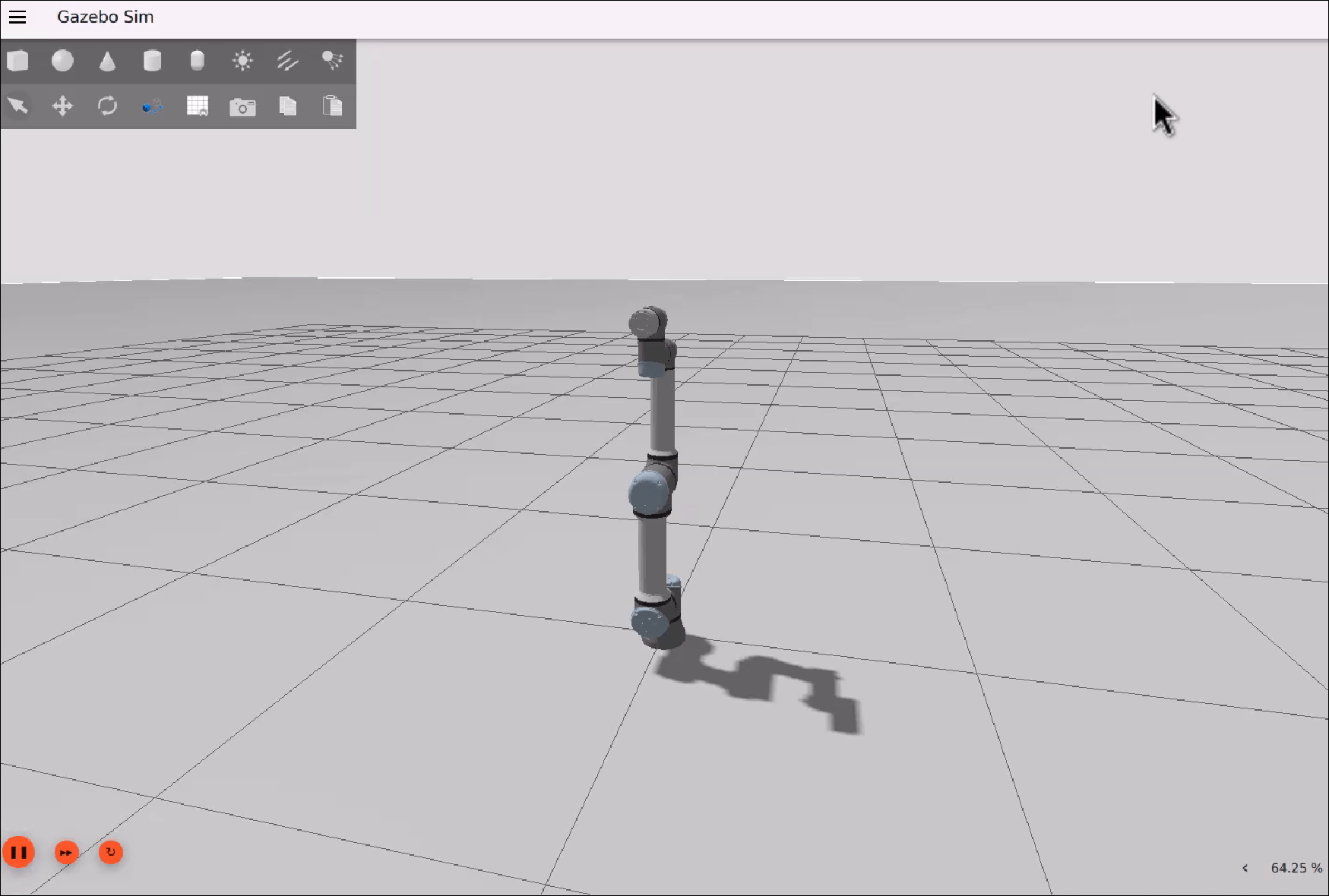 ROS 2 action client in Gazebo using Simulink