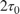 $2\tau_{0}$