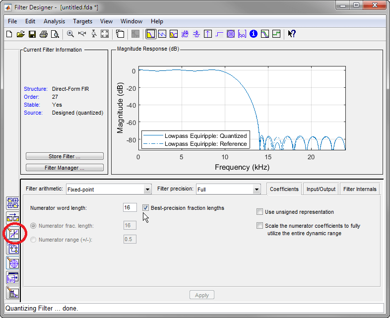 analog filter designer