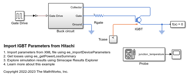Import IGBT Parameters from Hitachi