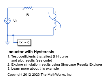 Inductor with Hysteresis