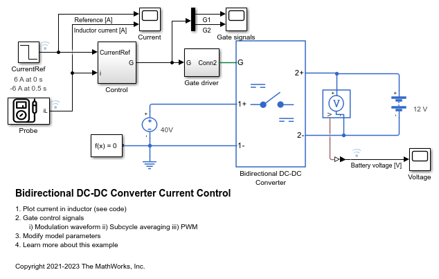 Average-Value DC-DC Converter Control - MATLAB & Simulink