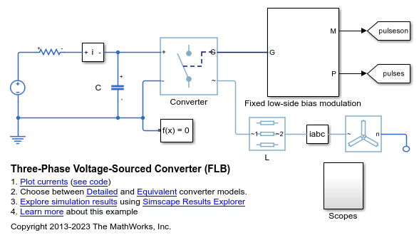 Three-Phase Voltage-Sourced Converter (FLB)