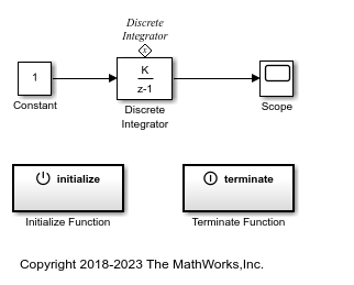 Reading and Writing States with the Initialize Function and Terminate Function Blocks