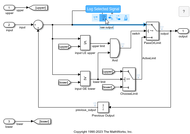 Viewing Signals in Model Reference Instances