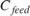 $C_{feed}$