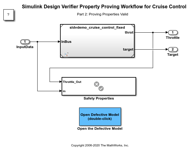 Property Proving Workflow for Cruise Control