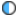 The circle with the left half shaded blue