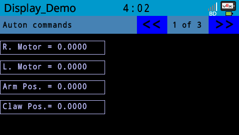 Select Different Robot Autonomous Modes Using the VEX V5 Robot Brain