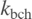 $k_{\mathrm{bch}}$