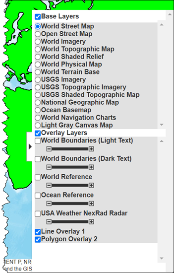 Layer Manager with Polygon Overlay 2 at the end of the list