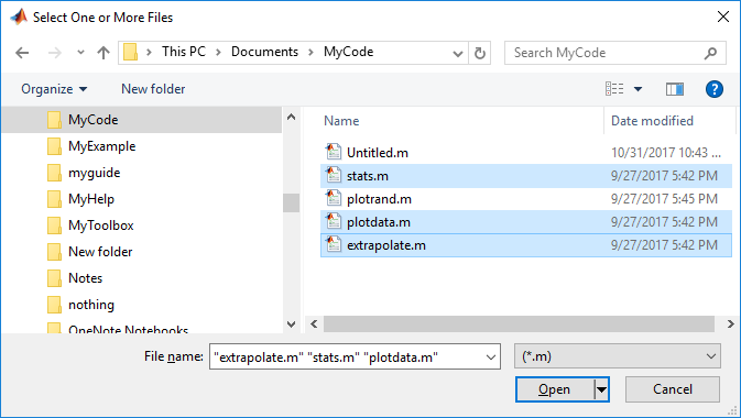 how to use matlab p file