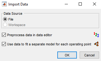 Import Data Pop Up