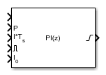 PI Controller block