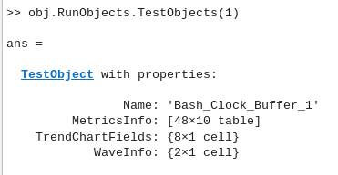 Accessing simulation data stored in test objects