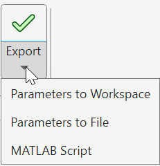 Export options for Lidar Camera Calibrator