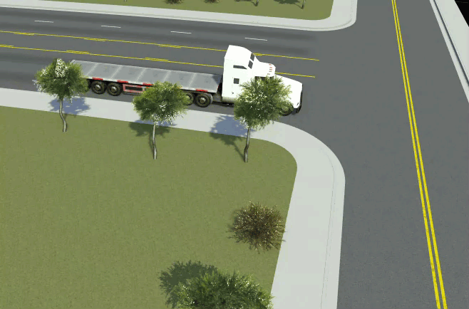 Truck with dynamic trailer