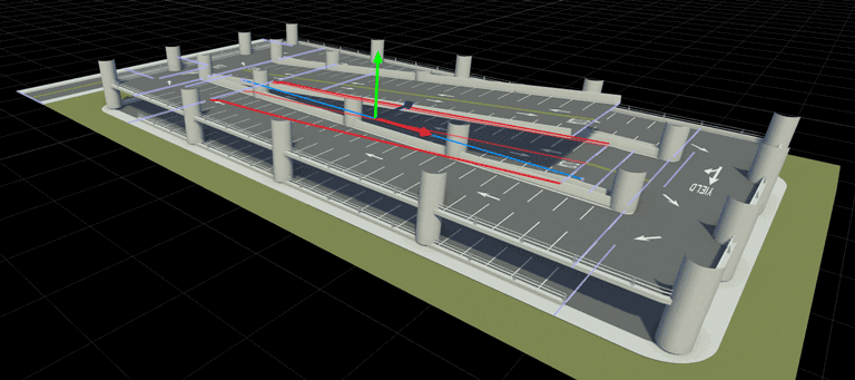 Ramp adjustment of Parking Garage