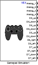 Gamepad Simulator block