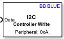 Beagleboneblue I2C Controller Write block icon