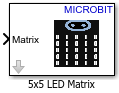 5x5 LED Matrix block